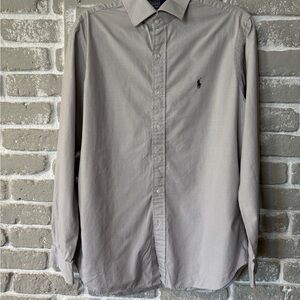 Ralph Lauren Gray Casual Button Down Shirt